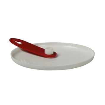 Attema Plafond afdekplaat Ø125 mm | Wit, rond