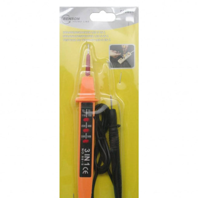 Benson Spanningzoeker LED 3-in-1