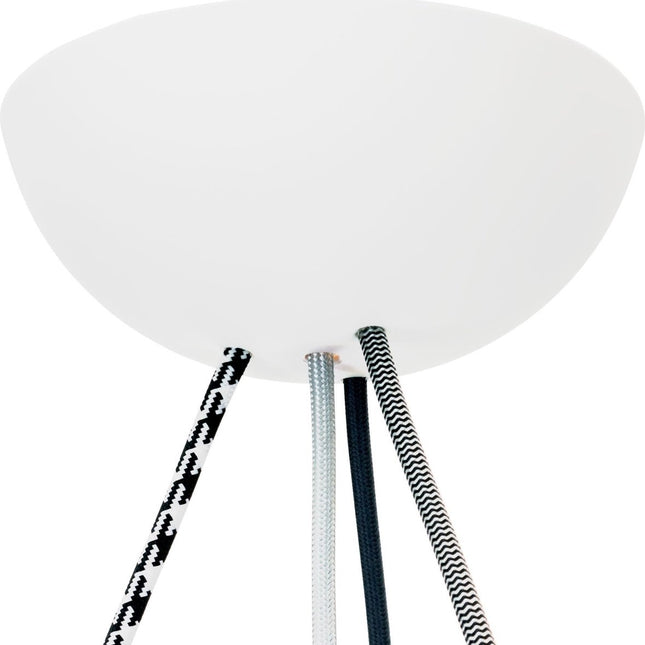 CableCup 'Quattro' Siliconen plafondkap - 4 snoeren  - Ø158mm | Wit