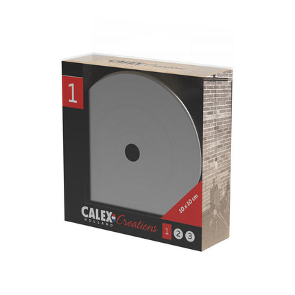 Calex Calex Plafondkap - 1 snoer | Nikkel