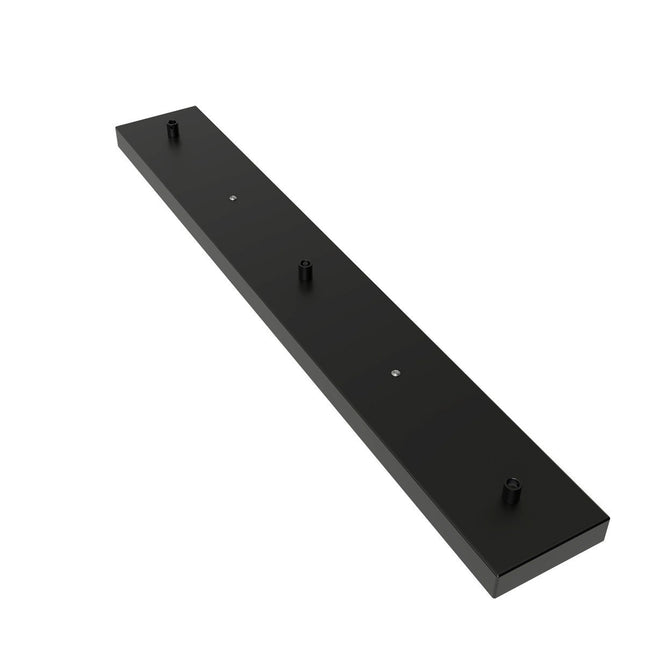 Calex Calex plafondplaat 3-gaats - 70cm mat zwart