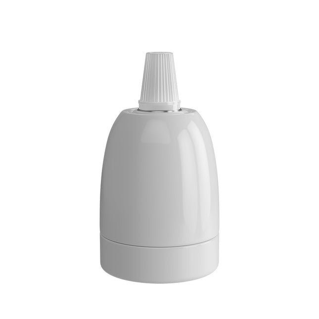 Calex Fitting Keramiek / Porselein - E27 | Wit