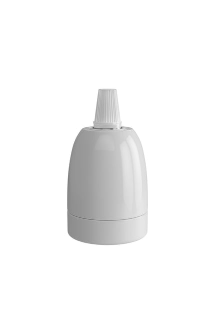 Calex Fitting Keramiek / Porselein - E27 | Wit