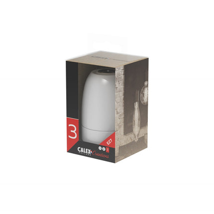 Calex Fitting Keramiek / Porselein - E27 | Wit