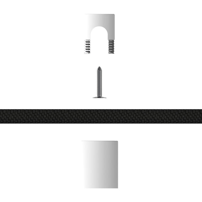 Calex Kabelhouders - Set van 5 stuks | Wit