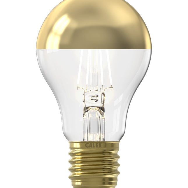 Calex LED lamp - A60 / Peer - E27 | Kopspiegel Goud