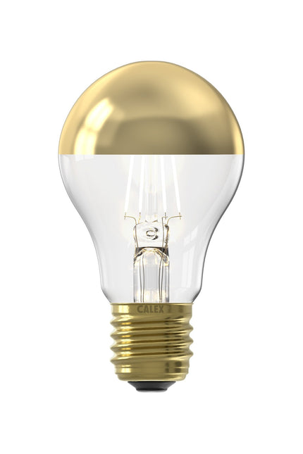 Calex LED lamp - A60 / Peer - E27 | Kopspiegel Goud
