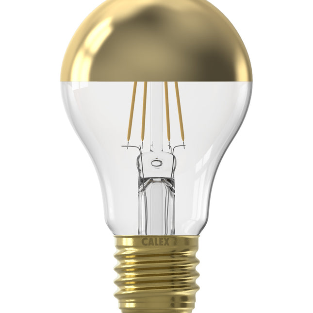 Calex LED lamp - A60 / Peer - E27 | Kopspiegel Goud