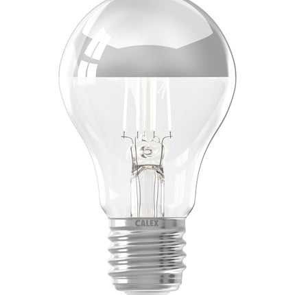 Calex LED lamp - A60 / Peer - E27 | Kopspiegel Zilver