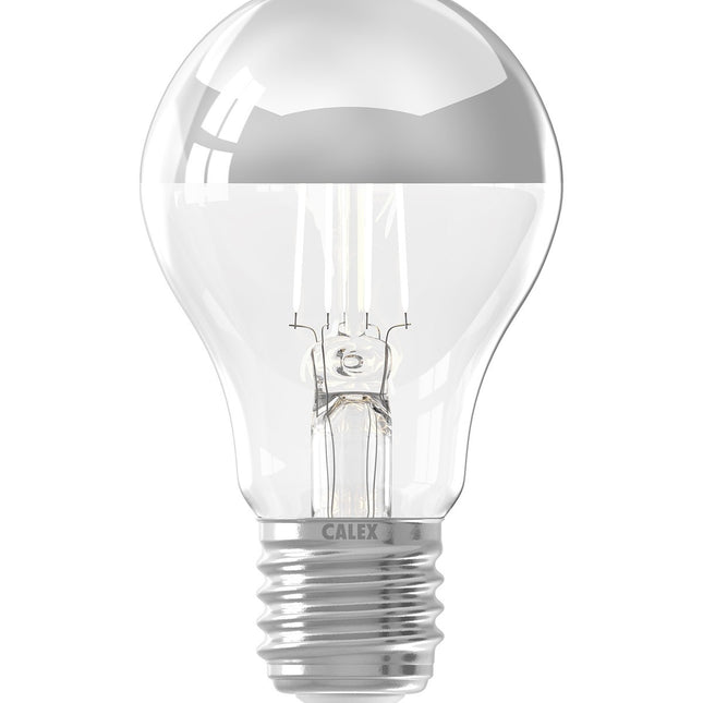 Calex LED lamp - A60 / Peer - E27 | Kopspiegel Zilver