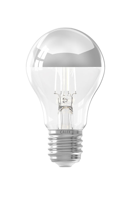 Calex LED lamp - A60 / Peer - E27 | Kopspiegel Zilver