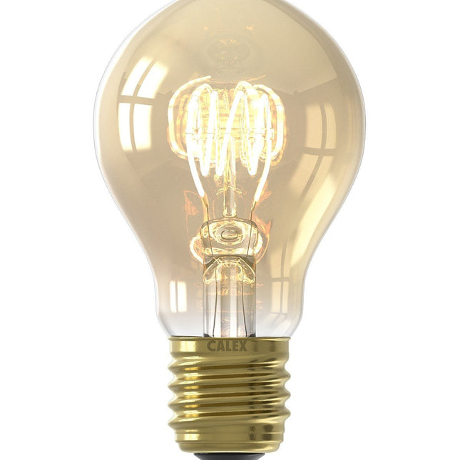 Calex LED lamp Curved goud A60DR Peer E27