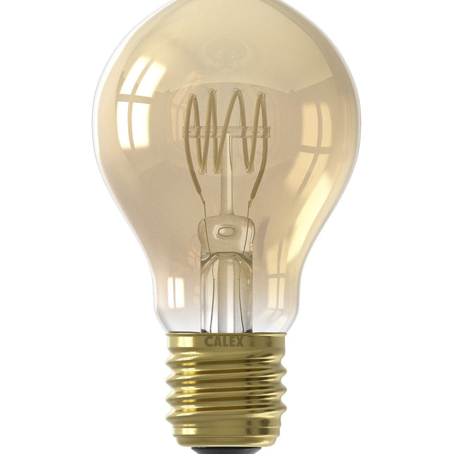 Calex LED lamp Curved goud A60DR Peer E27