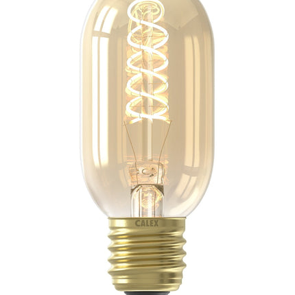 Calex LED lamp Flex Filament - Buislamp T45 - 3,8W E27 | Goud