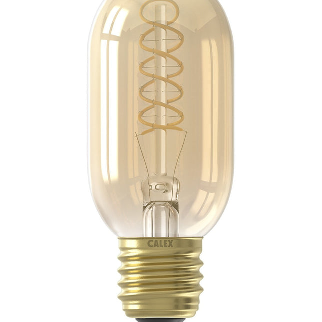 Calex LED lamp Flex Filament - Buislamp T45 - 3,8W E27 | Goud