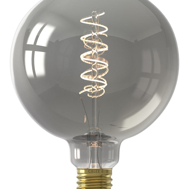 Calex LED lamp Flex Titanium G125 Globe E27