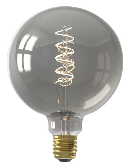 Calex LED lamp Flex Titanium G125 Globe E27