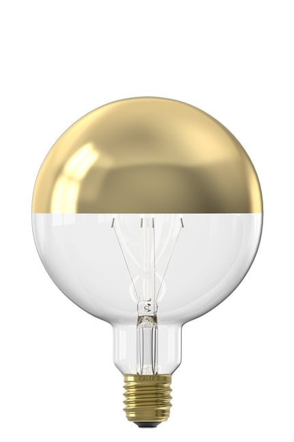 Calex LED lamp - G125 Globe - E27 | Kopspiegel Goud