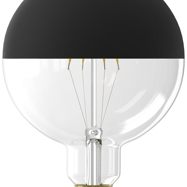 Calex LED lamp - G125 Globe - E27 | Kopspiegel Zwart