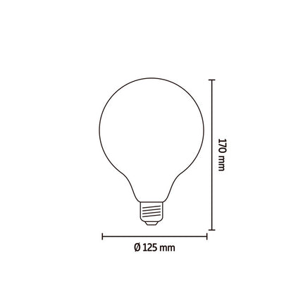 Calex LED lamp goud G125 Globe E27