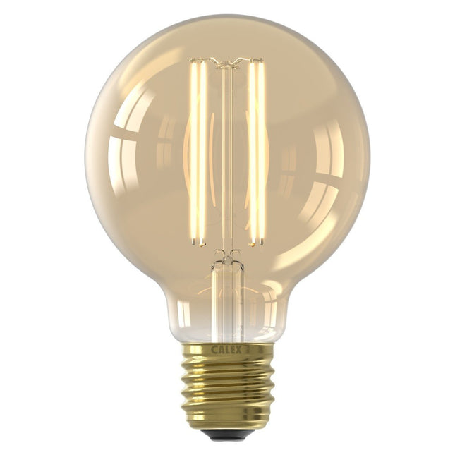 Calex LED lamp goud G80 Globe E27