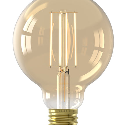 Calex LED lamp goud G95 Globe E27