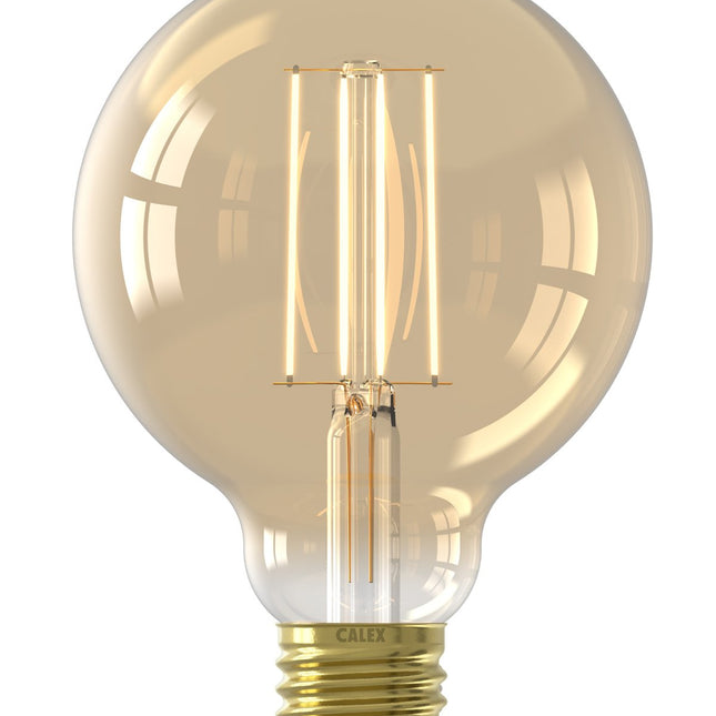 Calex LED lamp goud G95 Globe E27
