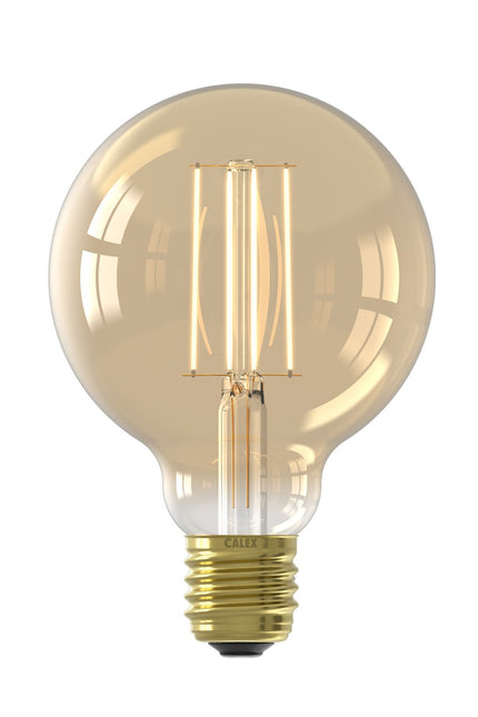 Calex LED lamp goud G95 Globe E27