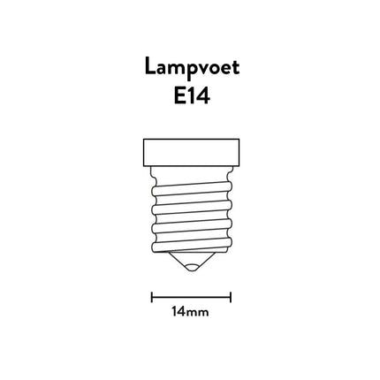 Calex LED lamp goud - Rustieklamp ST48 - 3.5W E14