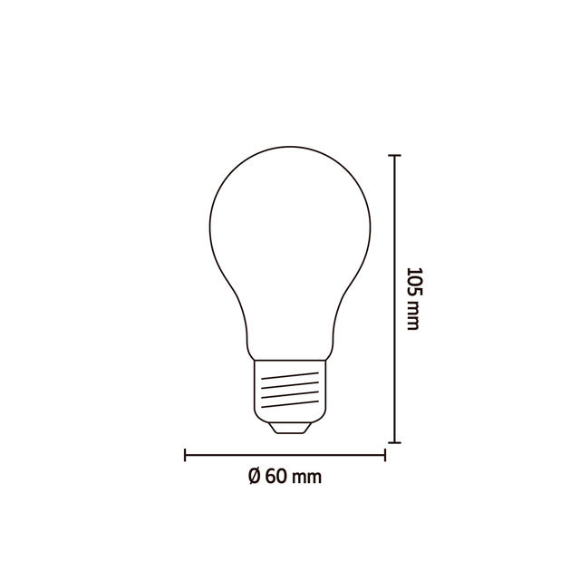 Calex LED lamp helder A60 E27