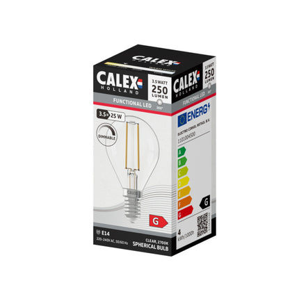 Calex LED lamp helder - Kogellamp - 3,5W E14