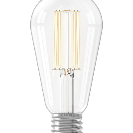 Calex LED lamp ST64 Squirrel Cage E27 | Helder (470 lumen - 2700K)
