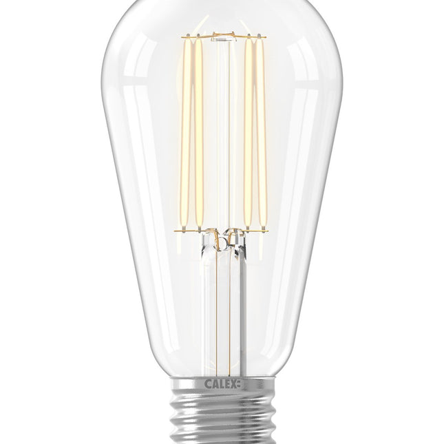 Calex LED lamp ST64 Squirrel Cage E27 | Helder (470 lumen - 2700K)
