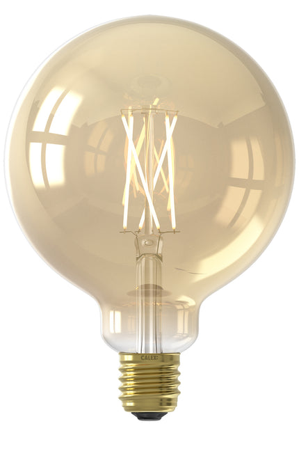 Calex SMART LED lamp - G125 Globe - E27/7W | Goud