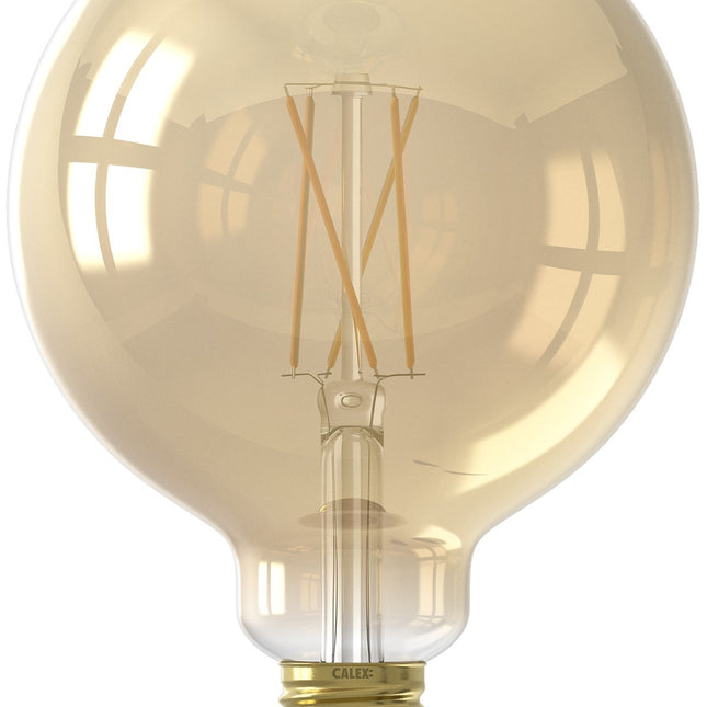 Calex SMART LED lamp - G125 Globe - E27/7W | Goud