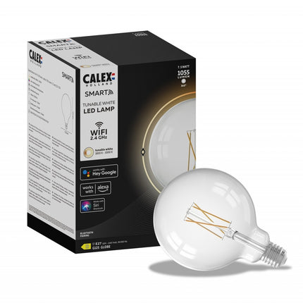 Calex SMART LED lamp - G125 Globe - E27/7W | Helder