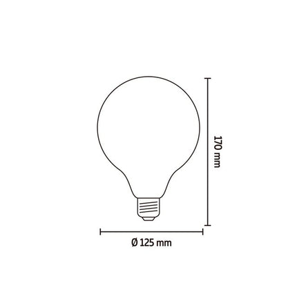 Calex SMART LED lamp - G125 Globe - E27/7W | Helder