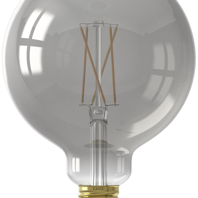 Calex SMART LED lamp - G125 Globe - E27/7W | Smoky Titanium