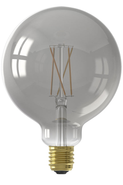 Calex SMART LED lamp - G125 Globe - E27/7W | Smoky Titanium