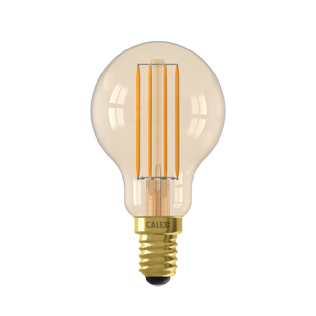 Calex SMART LED lamp - Kogellamp - E14 | Goud