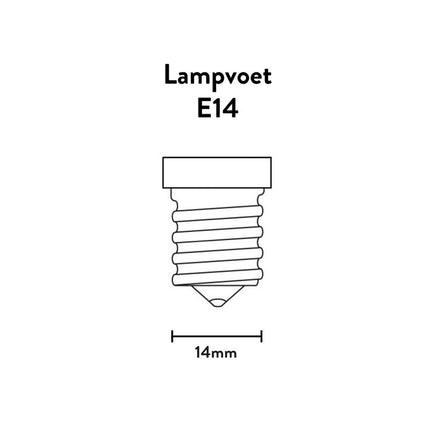 Calex SMART LED lamp - Kogellamp - E14 | Goud