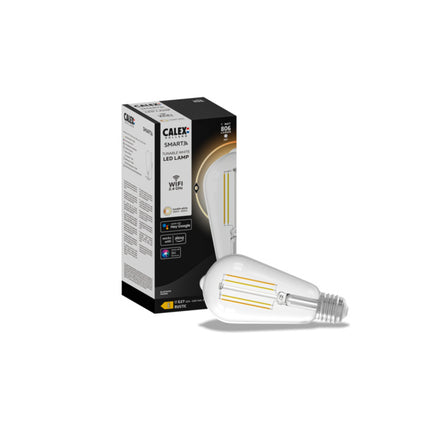 Calex SMART LED lamp - Squirrel Cage/ST64 - E27 | Helder
