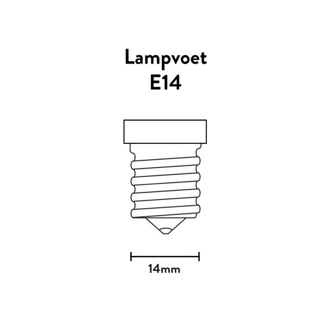 EGB LED Kaarslamp - 6 W - 810 Lumen - E14 | Mat glas (niet dimbaar)