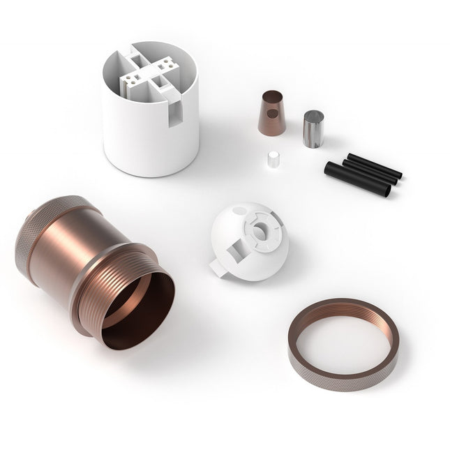 Kynda Light Calex Fitting Metaal -  'Model Peak' | Koper (mat)