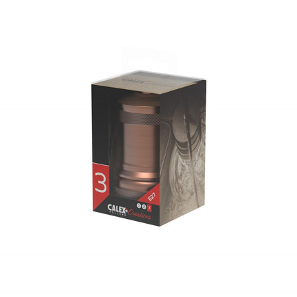 Kynda Light Calex Fitting Metaal -  'Model Peak' | Koper (mat)