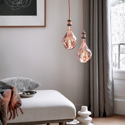 Kynda Light Calex Fitting Metaal -  'Model Peak' | Koper (mat)