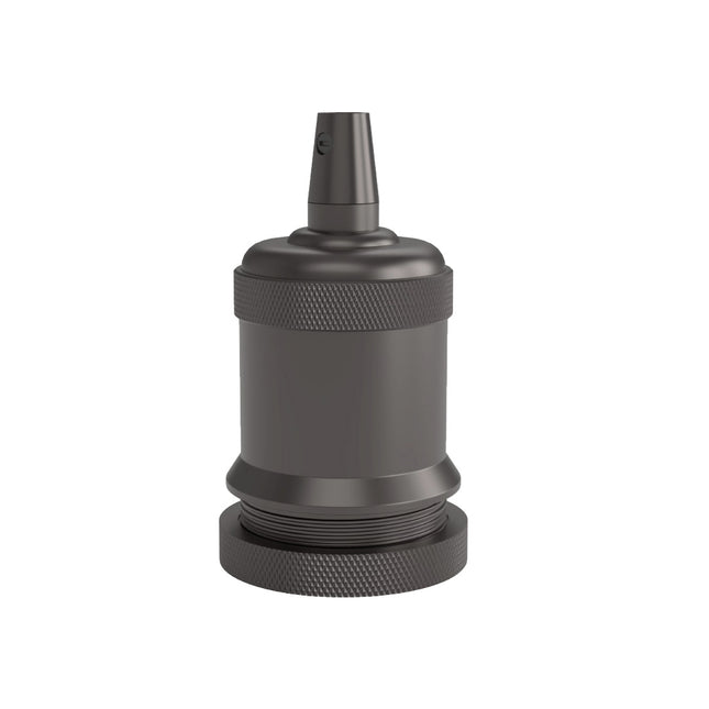 Kynda Light Calex Fitting Metaal -  'Model Peak' | Parel Zwart / Donkergrijs (mat)