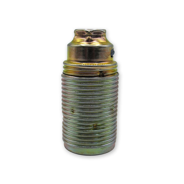 Kynda Light E14 fitting metaal met buitendraad (geaard) | Messing