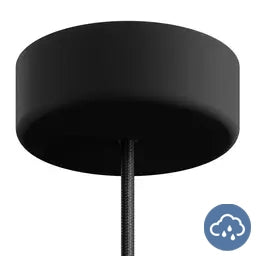 Kynda Light EIVA OUTDOOR - Siliconen Plafondkap | Zwart