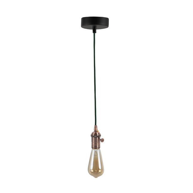 Kynda Light Fitting 'Frey' met schakelaar metaal Koper